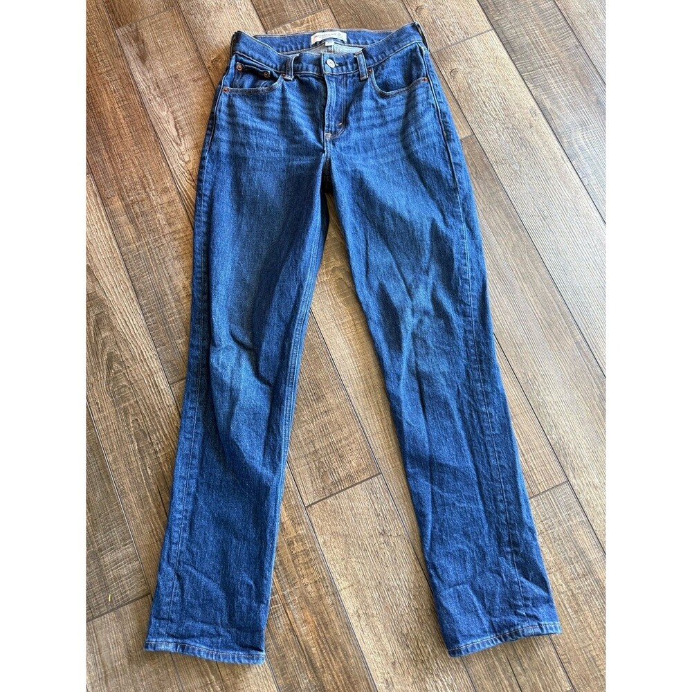 Abercrombie & Fitch The 90s Straight Mid Rise Jeans Sz. 24 Regular Curve Love